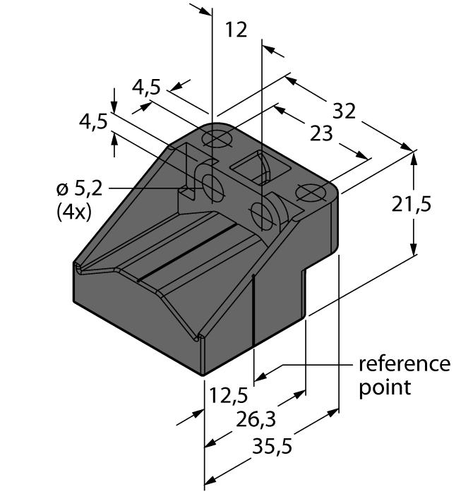 P2-LI-Q25L 6901042 Volný snímací element pro Li-Q25L; jmenovitá vzdálenost od