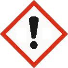 Označení (NAŘÍZENÍ (ES) č. 1272/2008) Výstražné symboly nebezpečnosti : Signálním slovem : Varování Standardní věty o nebezpečnosti : H302 Zdraví škodlivý při požití.
