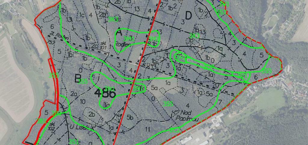 Příloha M4: Lesnická mapa typologická 1:10