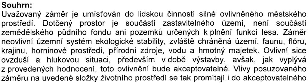 222008-15 2 2008 222008-12 32008 Stro"e a zaøízení - øed okládané èasové nasazení v mìsících v Souhrn: Uvažovaný zámìr je umís ován do lidskou èinností silnì ovlivnìného mìstského prostøedí