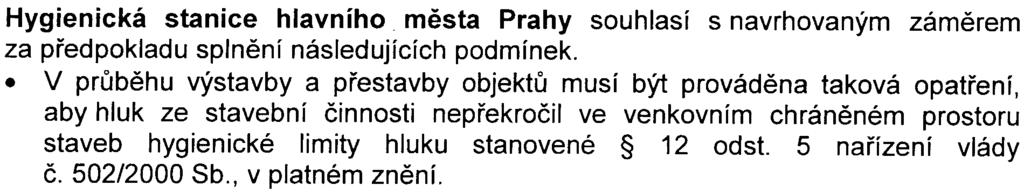 opatøení k prevenci, vylouèení, snížení, popøípadì kompenzaci nepøíznivých vlivù navržených v oznámen í.