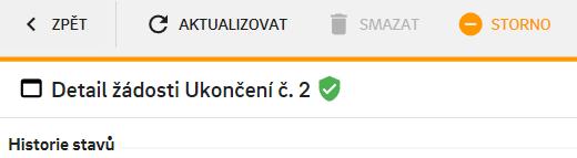 4.6.6 Specifické informace k žádostem přerušení/ukončení a obnovení u plynu V rámci žádostí je rozlišován požadovaný termín přerušení/ukončení a skutečný termín přerušení/ukončení distribuce, který