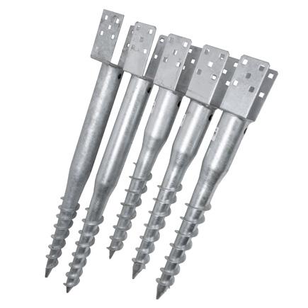 Ground screw U serie / hot dipped galvanized N ISO 1461 / for wooden constructions rdschraube serie U / feuerverzinkt N ISO 1461 / für Holzbau Śruba ziemna typu U / cynkowane ogniowo N ISO 1461 / do