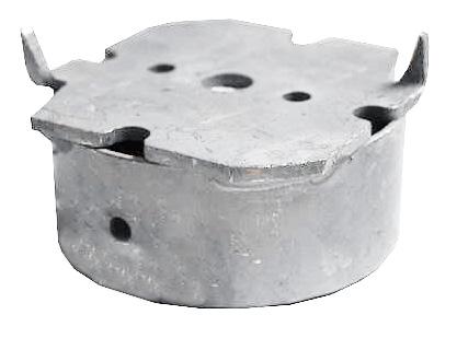 Ø Ø Síla pásoviny T redukce k vrutům série G, GL / T reduction for screws serie G,GL 6281-50 480 120 2x12 60 40 5 1,10 PLOHÉ VÍKO S HROTY ap with flat plate and spike / hot dipped galvanized Flacher