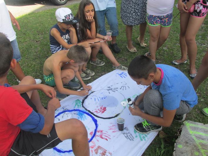 Cesta z ostrova Prázdninová etapová soutěž výchovně vzdělávacího a zážitkového charakteru byla určená dětem (zejména romským) ohroženým sociálním