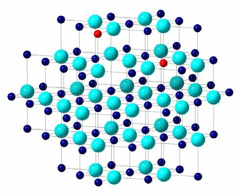 05 0.15 3 Fe 2+ = 2 Fe 3+ + 1 vakance (Fe) Fe 2+ = modrá Fe 3+ =