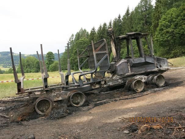 Na místo bylo celkem vysláno 10 jednotek PO, na místě také zasahoval vrtulník Policie ČR s bambivakem. Byl vyhlášen II. stupeň požárního poplachu.