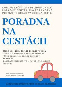 V Pelhřimově se v červnu uskutečnil první ročník festivalu sociálních služeb nazvaný Jsme tu Pro Vás S Vámi, kde se naše poradna prezentovala nabídkou poskytovaných služeb, výstavou pomůcek DMA Praha