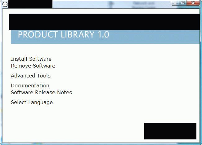 4 Klepněte na možnost Install software (nainstalovat software). Spustí se průvodce instalací softwaru. Od tohoto bodu se postup liší v závislosti na způsobu připojení a verzi systému Windows.