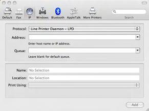 8 Otevřete okno System Preferences a klepněte na položku Print & Fax.