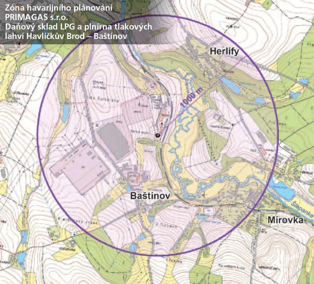 6.4 Stanovení zóny havarijního plánování Krajský úřad ve svém rozhodnutí č. j. KUJI 59332/2017 z 15. 8.