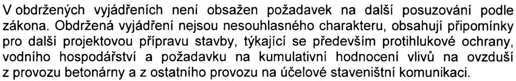 V dalším stupni projektové dokumentace musí být upøesnìny údaje o zpùsobu likvidace deš ových vod a likvidace pøebyteèných deš ových vod zachycených v sedimentaèní kalové jímce s ohledem k jejich