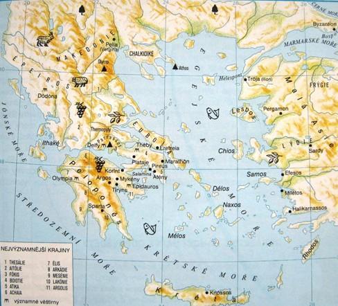ANTIKA Starověké Řecko - první starověká evropská civilizace => další civilizace byly Řeckem ovlivněny - základy evropské kultury, vědy (matematika, fyzika, historie, filozofie ) a demokracie - první