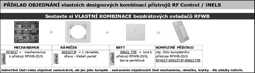 8595188143752 RF Key MINI / černá Baterie 3V CR 2032 viz. str. 19 568,- Nástěnný bezdrátový ovladač, 2 kanály, LED indikace, hl.