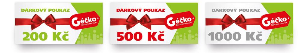 SLUŽBY V GÉČKU A GLOBUSU Parkování ZDARMA MHD Stojany na kola WC Přebalovna Dětské zóny Bezbariérový přístup Dárkové
