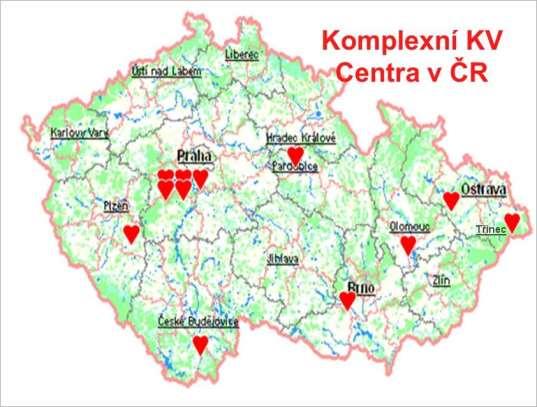 Krajská zdravotní stále usiluje o získání statutu Centra komplexní kardiovaskulární péče V České republice je v současné době 12 komplexních center kardiovaskulární péče.