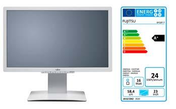 Datasheet Fujitsu Monitor B23T-7 LED Monitor s vyspělými technologiemi: 23 (58,4 cm), širokoúhlé zobrazení Nejlepší ergonomická a energeticky úsporná řešení pro kancelářské aplikace Monitor FUJITSU