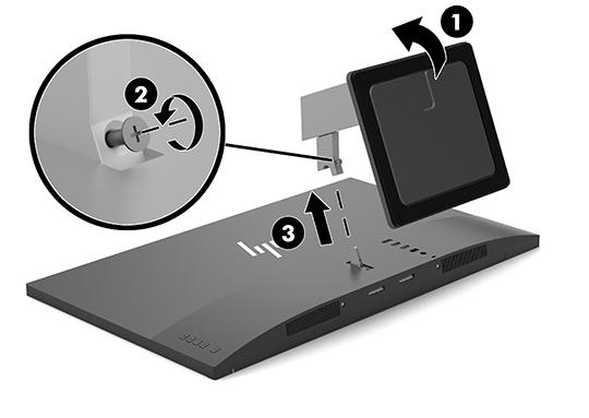 Montáž monitoru Čelo monitoru lze připevnit ke stěně, otočnému rameni nebo jinému montážnímu úchytu. POZNÁMKA: Toto zařízení by mělo podporovat konzolu pro montáž na zeď, uvedenou v UL nebo CSA.