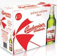 Budweiser Budvar B:Original 8x 0,5 l světlý ležák; 1 l = 29,75; záloha na lahev 3 Kč 9900 149, Pivo Budweiser