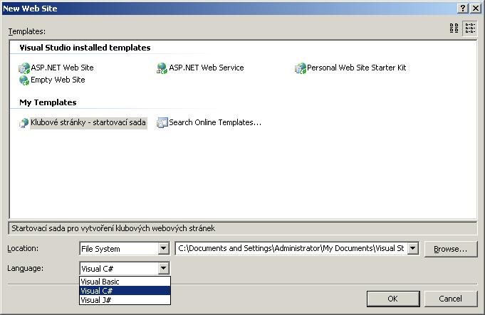 3. Hello World aplikace v ASP.NET Ve třetí lekci začneme (konečně) vytvářet naši první pidi-aplikaci v ASP.NET 2.0.