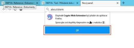 5. Vrátit se zpět do IS KP14+.