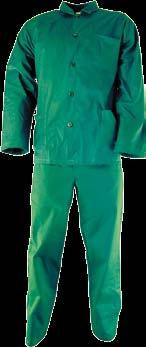 jacket, reinforced knees, non-flammable finishing, red colour 44-66