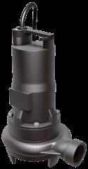 Powerlift-P Ponorná čerpadla pro Powerlift-P pro černou vodu Čerpadla Sita (s řezacím oběžným kolem) Robustní a výkonná řezací zařízení z nerezové oceli kalené na 60 HRC Speciální hydraulický design