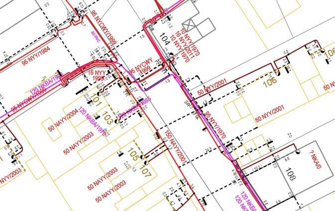 Moduly pro jednotlivá odvětví elektřina, vodovod, kanalizace, teplo, Modul telekomunikace Telco datový model Funkčnost řezů Schématická pozice kabelů v mapě