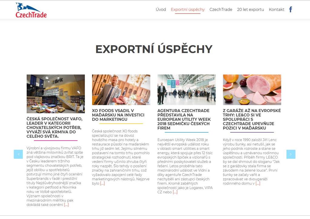 PODĚLTE SE O SVÉ PŘÍBĚHY PROPAGUJTE FIRMU V NÁMI REALIZOVANÝCH MÉDIÍCH EXPORTNÍ ÚSPĚCHY www.exportniuspechy.