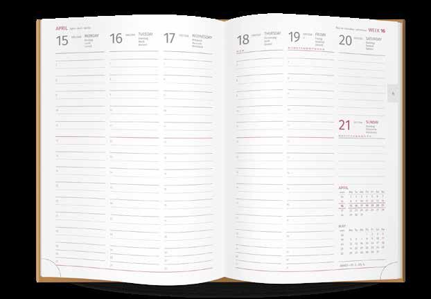 MOQ: 100 pieces Diary - 1 week = 2 pages Diary - 1 week = 2 pages Diary - daily 1 day = 1 page Sa/Su = 1