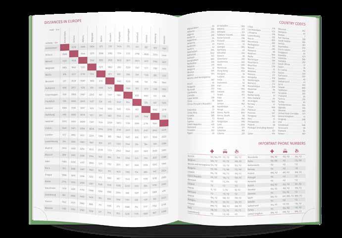 of 40 countries Monthly calendar 2019 +