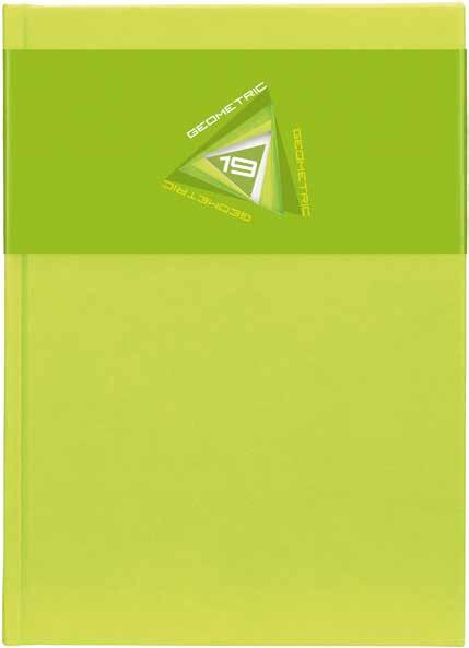 GEOMETRIC green M19-D-907 M19-T-907 Notebooks 192 pages / lined 192 pages / graph GEOMETRIC orange N-L-005 N-C-005 GEOMETRIC blue N-L-006 N-C-006 GEOMETRIC green N-L-007 N-C-007 For information about