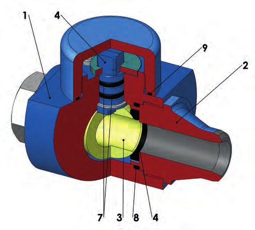 KULOVÝ KOHOUT MĚKKOTĚSNÍCÍ S TLAKOTĚSNÍCÍM VÍKEM SOFT-SEATED BALL VALVE WITH PRESSURE COVER PN 16-320 DN 15-50 Class 150-1500 PROVEDENÍ TĚLESA / BODY DESIGN: - závitové / threaded - celosvařované /