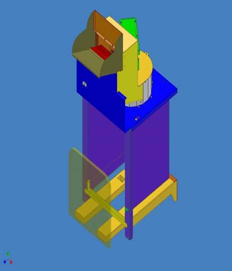 4.0 Pokyny pro manipulaci a montáž 4.1 Zvedání Drtič Glass Crusher by se měl zvedat vysokozdvižným nebo paletovým vozíkem.
