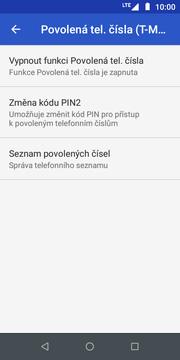 44 z 46 Nastav. kontaktů v seznamu pevné volby Telefon.