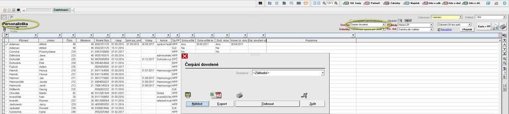 V těchto 2 dnech měl odpracovat dle kalendáře 16 hodin (dvě 8 hodinové směny). Program doplní do počtu dní dovolené hodnotu 1.6 dne (16/10 - pokud je průměrný denní úvazek v plat.