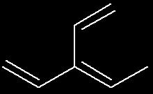 2-methylbuta-1,3-dien CH 2 =CH(CH 3 )-CH=CH 2 (isopren) je základní strukturní jednotkou přírodního