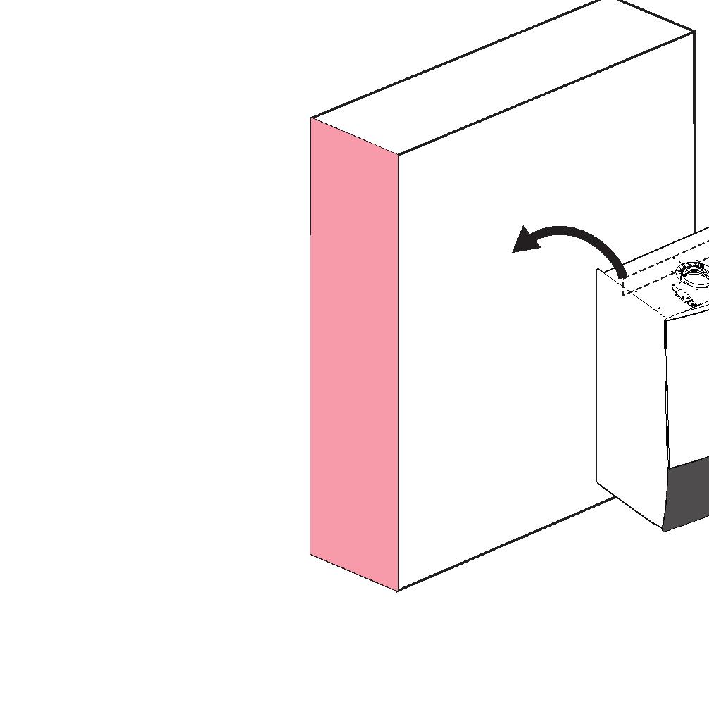 4 Montž 2 Izvrtjte luknje z montžni nosile (Ø10 mm). Pritrite montžni nosile n steno v sklu z montžno prelogo.
