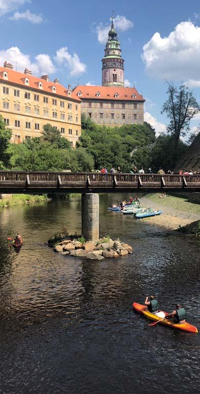 > České Budějovice (začátek Lipenské přehrady) > Český Krumlov > Zlatá Koruna > České Budějovice