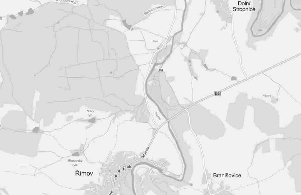 K 8 - silnice II/155 x III/15529 - Øímov IP 22 (50) I 11b (51) IP 10a E 3a (53) IP 10b (52) I 11c (44) IP 10a E 3a (49) IP 10b (48) I 11b (47) I