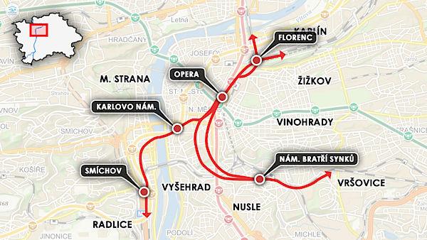 Převzato Praha plánuje propojení železnice v metropoli. Hlavní město chce zadat změnu územního plánu nutnou pro plán posílení kapacit a propojení železnice v metropoli.