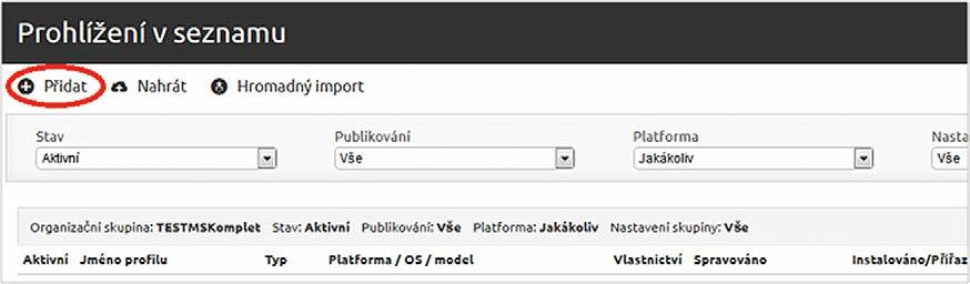 5. Nastavení restrikcí: fotoaparát a přístup na Facebook Profily umožňují nastavit a omezit širokou škálu nastavení, funkcí a chování zařízení podle vašich požadavků.