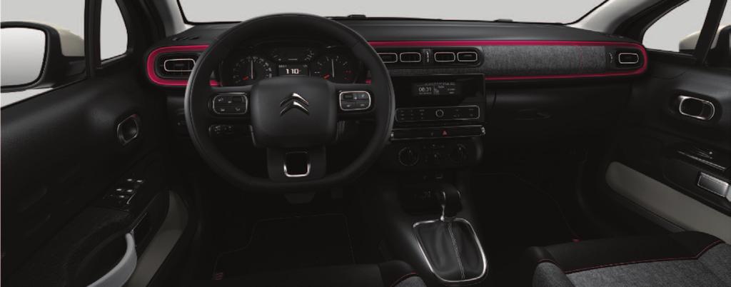 Standardní výbava elle > Čelní a boční airbagy řidiče a spolujezdce s možností odpojení airbagu spolujezdce > Hlavové airbagy pro první a druhou řadu sedadel > Bezpečnostní pásy vpředu s