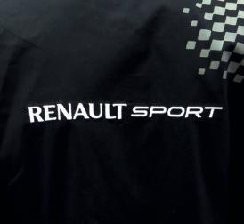 Knoflíčky Renault Sport. Renault Sport potisk.