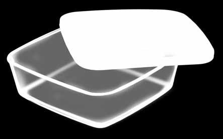 Storage dish with plastic lid ZÁSOBNÍK S PLASTOVÝM VÍKEM