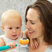 * V závislosti na věku vašeho dítěte použijte zubařem doporučené množství dětského zklidňujícího gelu nebo zubní pasty.. 2.