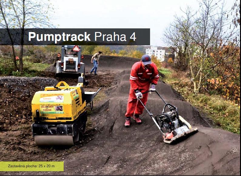 Projekty ČeMBA Pumptracky Praha 4 Libuš Tvarožná