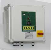 VÝKON MOTORU kw OCRANA MOTORU AMP KONDENZÁTOR µf MOT. DAB.CONTROL BOX 4" 0,5 kw 108003210 1 798,- 0,37 4 16 1,7 DAB.CONTROL BOX 4" 0,75 kw 108003220 1 946,- 0,55 5 20 1,7 DAB.