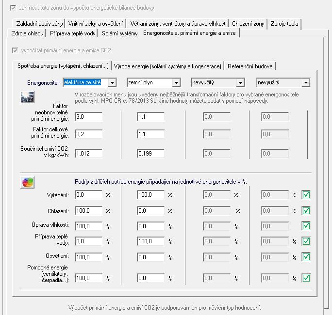 UVAŽOVAT VÝPOČET PRIMÁRNÍ ENERGIE A EMISÍ