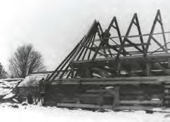 Jeřábek, fotoarchiv SLS Vysočina. Disassembly of the polygonal barn in Sádek near Polička in 1971. Abbau der polygonalen Scheune in Sádek nahe Polička im Jahre 1971. 5.